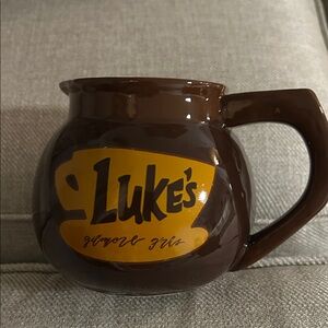 Gilmore Girls Lukes’s Diner coffee pot  Brown Coffee Mug collectable